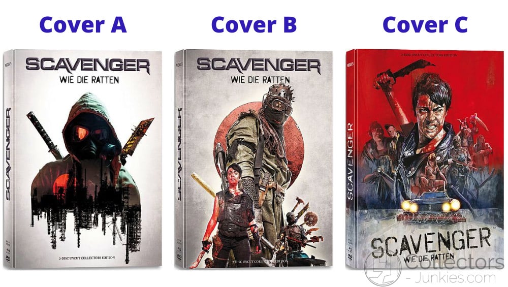 “Scavenger (2019)” ab August 2022 in 3 Blu-ray Mediabooks