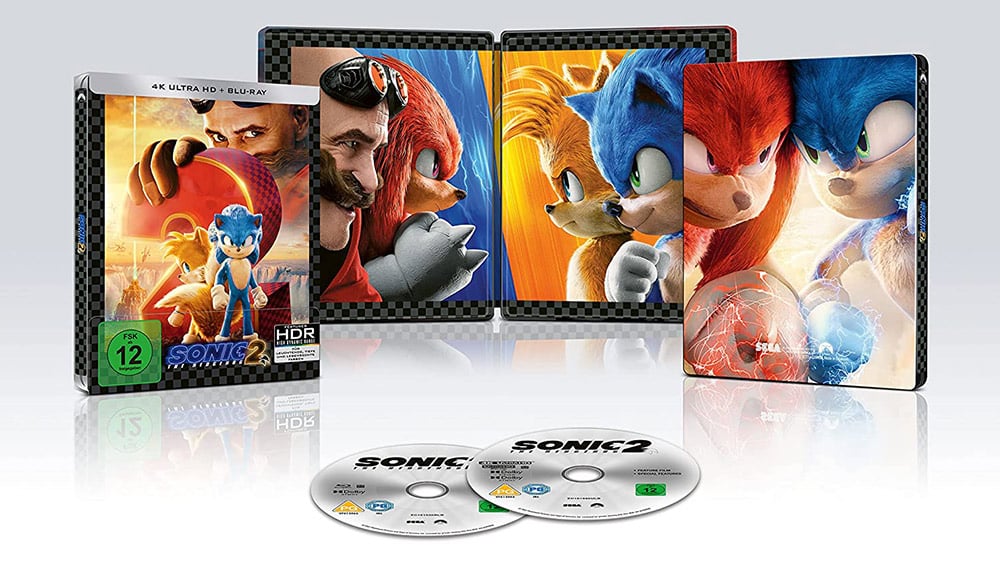 „Sonic the Hedgehog 2“ im 4K Steelbook für 14,99€