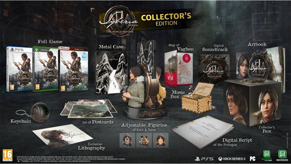 “Syberia – The World Before” Collectors Edition & Standard Varianten ab 2022