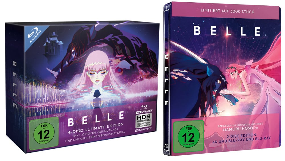 “Belle (2021)” ab Juli 2022 als 4K Ultimate Edition, 4K Steelbook & Standard Varianten – Update
