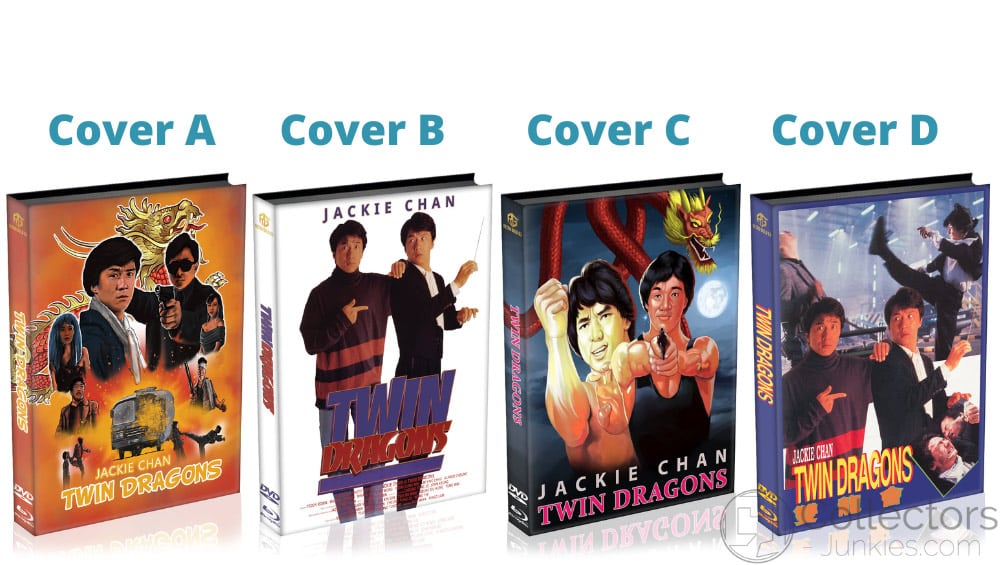 “Twin Dragons” ab August 2022 in 4 Blu-ray Mediabooks – Update3
