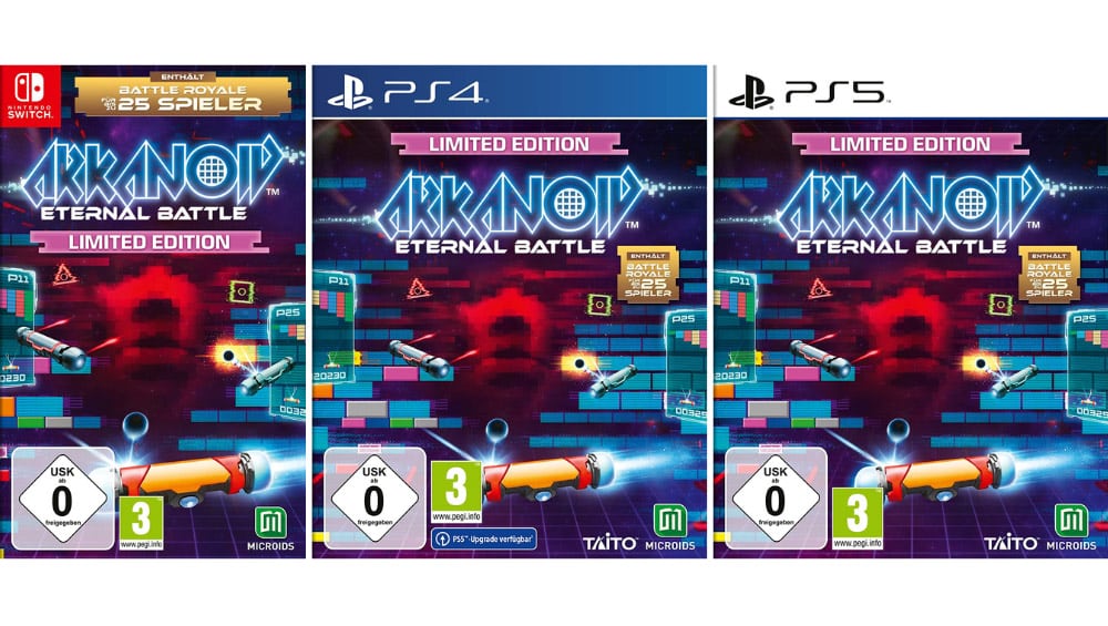 „Arkanoid: Eternal Battle“ als Limited Edition für die Nintendo Switch & Playstation 5/4 ab Oktober 2022 – Update