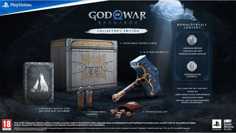 God of War Ragnarök – Collectors Edition, Jötnar Edition & weitere Varianten für die Playstation 5/4 | ab November 2022 – Update9