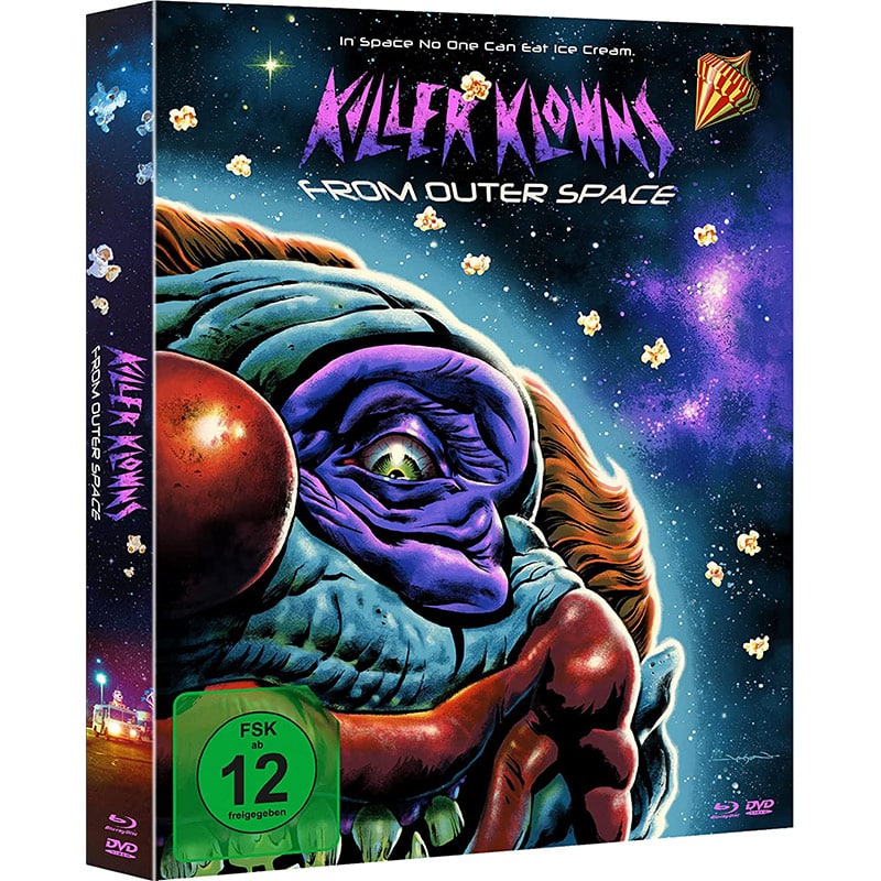 „Killer Klowns from Outer Space“ im Blu-ray Mediabook für 22,27€