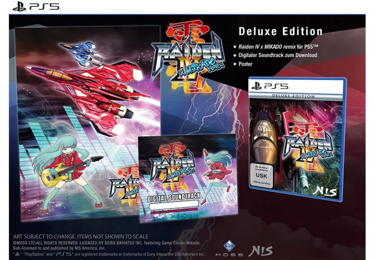 „Raiden IV x Mikado remix“ als Special Edition & Deluxe Edition ab 2023 – Update3