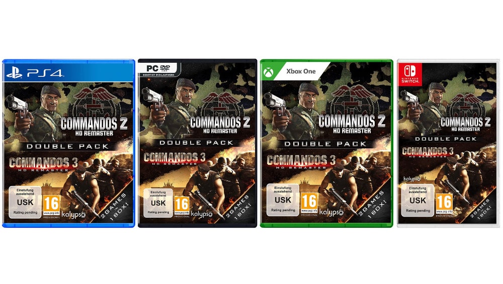 „Commandos 2 & 3“ HD Remaster Double Pack für die Playstation 4, Xbox Series X/ One, Nintendo Switch für je 27,99€