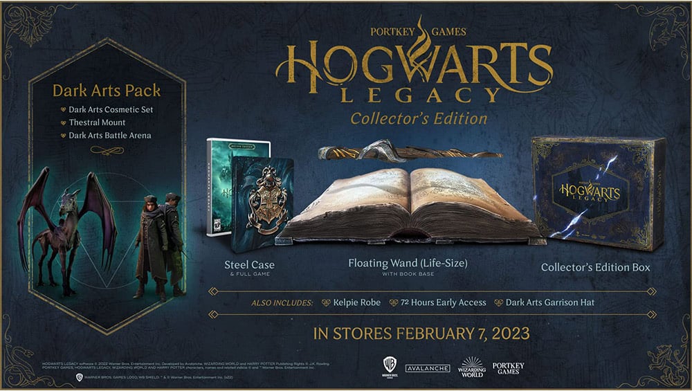 „Hogwarts Legacy“ Collectors Edition, Deluxe Edition & weitere Varianten ab Februar 2023 – Update5
