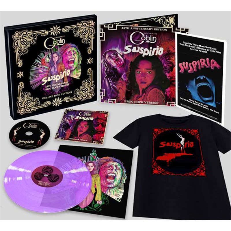 „Suspiria“ ab Oktober 2022 als 45th Anniversary Prog Rock Version in Deluxe Edition und weiteren Varianten