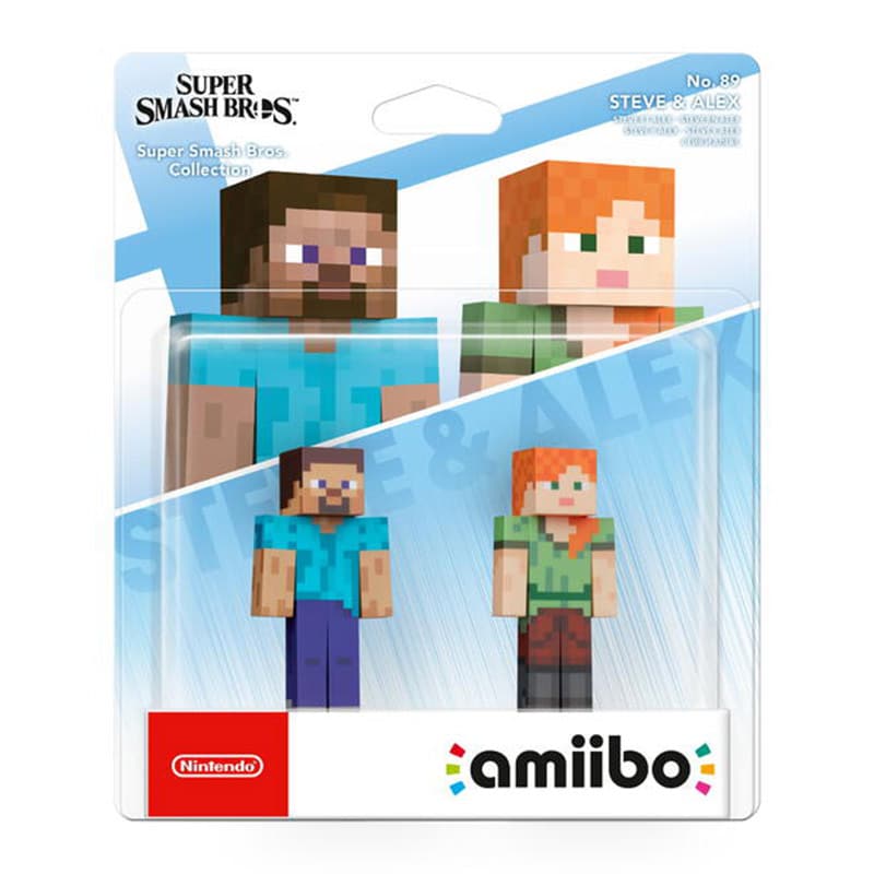 Minecraft „Steve & Alex“ amiibo Figuren für 23,50€
