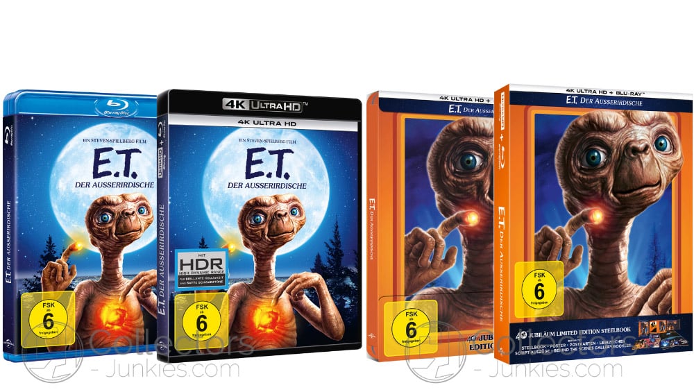 „E. T. – Der Außerirdische“ im 4K Steelbook, 4K Special Edition & Standard Varianten ab November 2022 (DE/FR/IT/ UK) – Update4