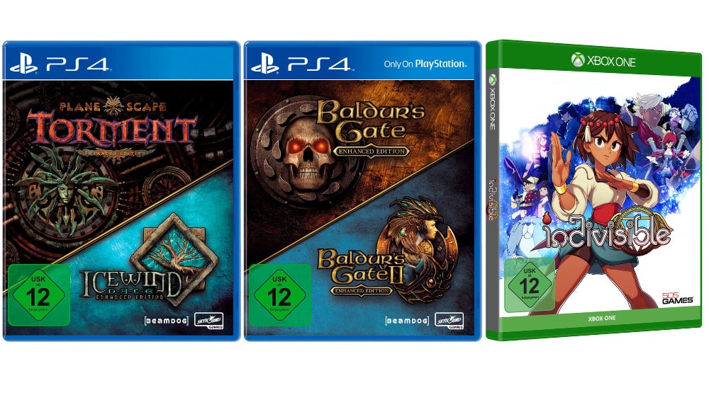 „Indivisible“ für die Xbox One für 7,43€, „Baldur’s Gate + Baldur’s Gate II“ PS4 für 7,38€ und weitere reduzierte Titel bei Otto