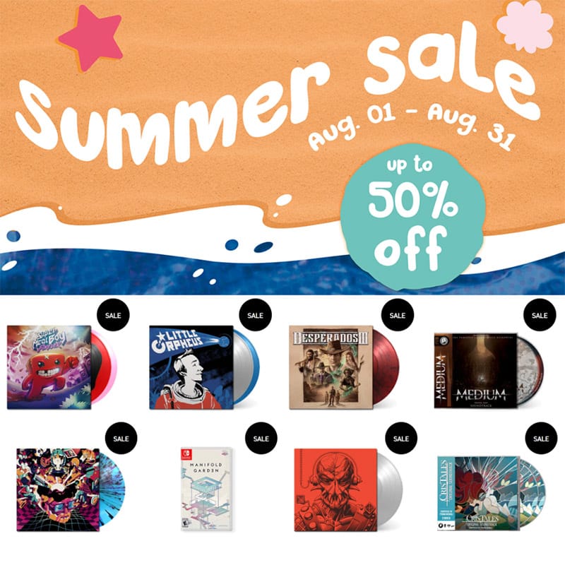 Summer Sale bei Black Screen Records – unter anderem mit Gratis Vinyl „Sounds of Summer 2022“