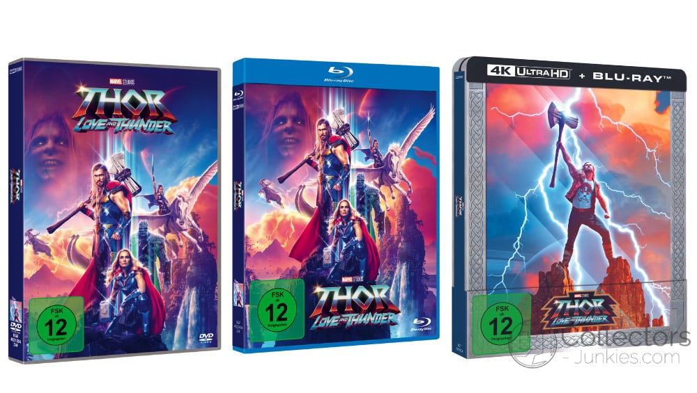 „Thor: Love and Thunder“ ab Oktober im 4K Steelbook & Standard Varianten | 3D Version in Japan – Update