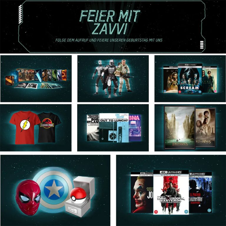 Zavvi Geburtstag mit diversen Aktionen aus verschiedenen Bereichen (UK)