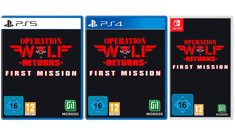 „Operation Wolf Returns: First Mission“ ab Dezember 2022 für die Playstation 5/4, Xbox Series X/ One & Nintendo Switch