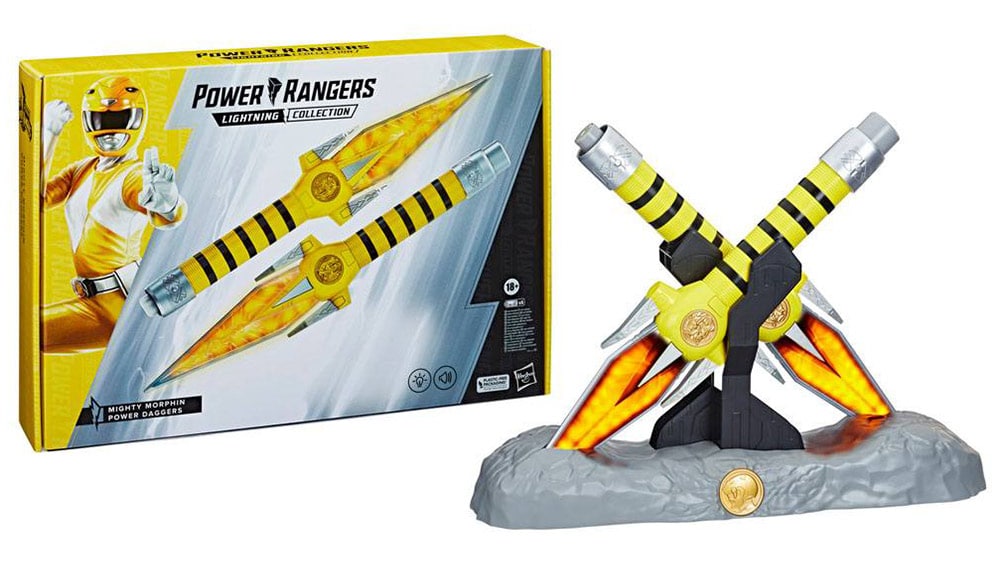 Power Rangers: Yellow Ranger „Power Daggers“ 1:1 Replik ab 1. Quartal 2023 von Hasbro
