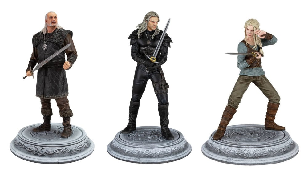 The Witcher „Ciri , Geralt  & Vesemir“ Statuen ab 2. Quartal 2023 von Dark Horse