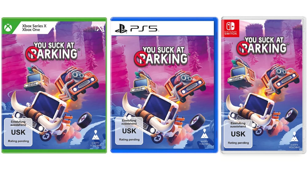 „You Suck at Parking“ physisch für die Playstation 5/4, Xbox Series X/ One und Nintendo Switch – Update