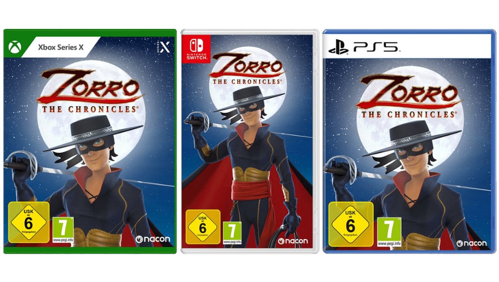 „Zorro – The Chronicles“ für die Playstation 5/4 & Xbox Series X/ One für je 19,99€ | Nintendo Switch Version für 24,99€