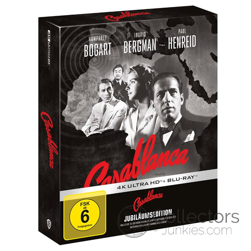 „Casablanca“ 80th Anniversary Collectors Edition & 4K Steelbook ab November 2022 (UK/ IT/ FR) – Update2