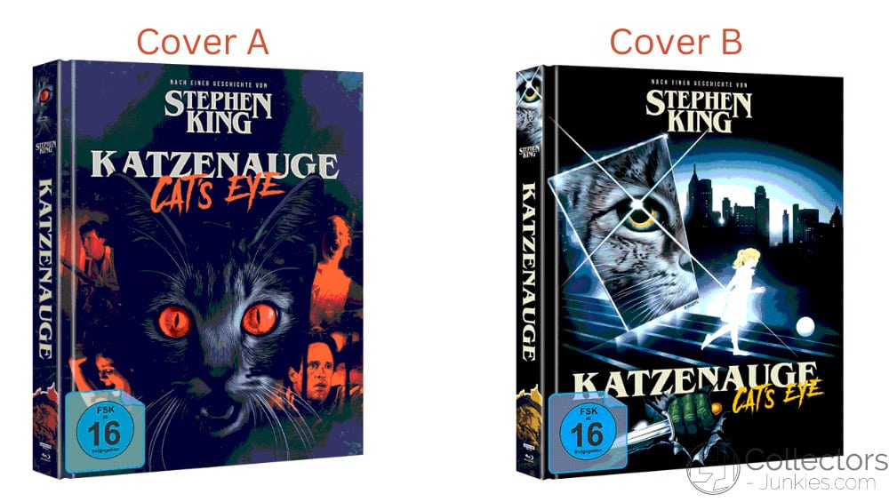„Katzenauge“ ab Januar 2023 in 2 4K Mediabooks