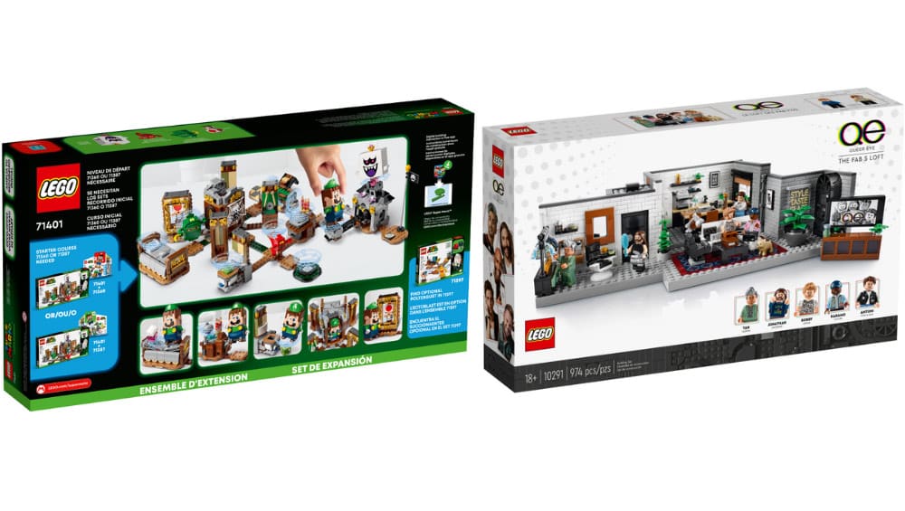 LEGO Queer Eye – Das Loft der Fab 5 für 59,99€ & Luigi’s Mansion: Gruseliges Versteckspiel für 55,99€