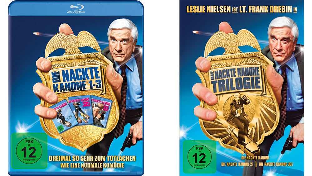 „Die nackte Kanone“ 3-Movie-Set auf Blu-ray für 10,97€ & DVD für 7,97€