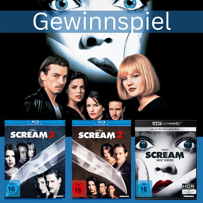 Gewinnspiel: Scream 1-3 Bundle – Beendet
