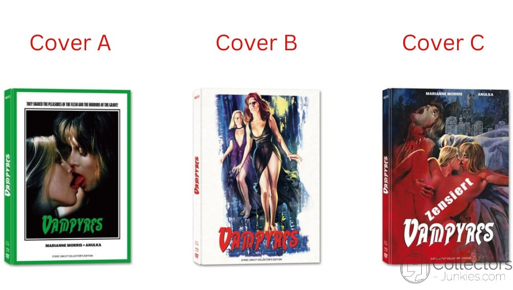 „Vampyres“ ab Dezember 2022 in 3 Blu-ray Mediabooks