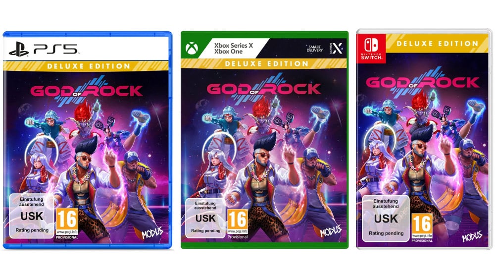 „God of Rock“ Deluxe Edition ab 2022 für Playstation 5/4, Xbox Series X/ One & Nintendo Switch