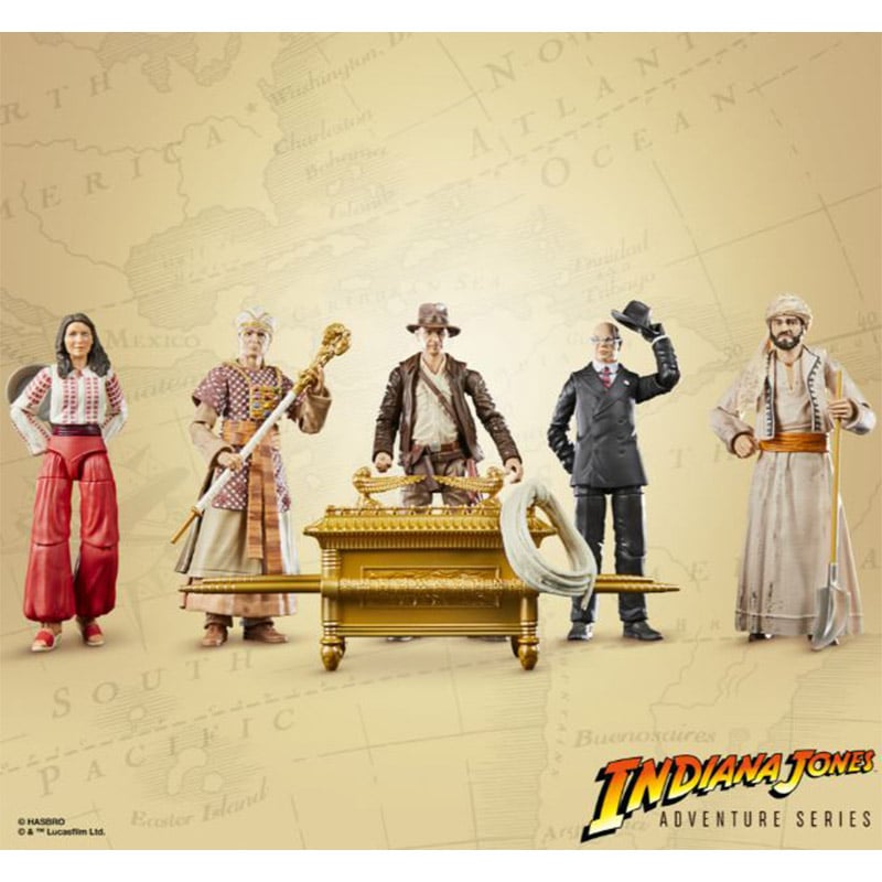 „Indiana Jones und die Jäger des verlorenen Schatzes“ Stab des Ra Kopfstück Replik & 5 Actionfiguren ab 2/3. Quartal 2023 von Hasbro – Update2