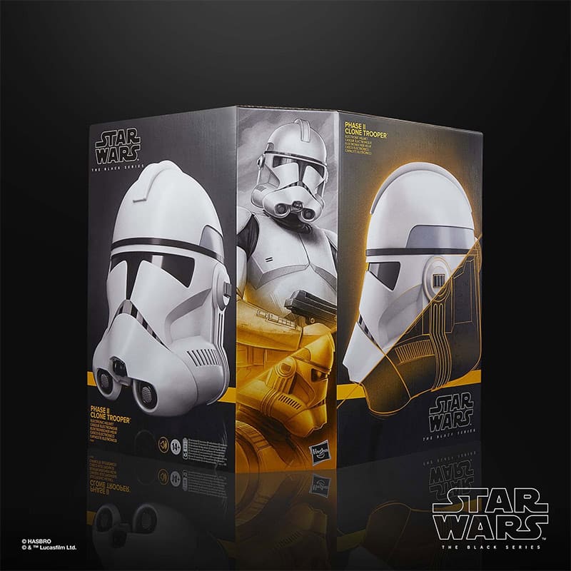 Star Wars „Phase II Clone Trooper Helm“ ab 2023 als 1:1 Replik aus Hasbros Black Series – Update