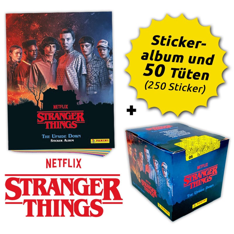 Stranger Things Stickerkollektion – Mega-Bundle für 40,99€