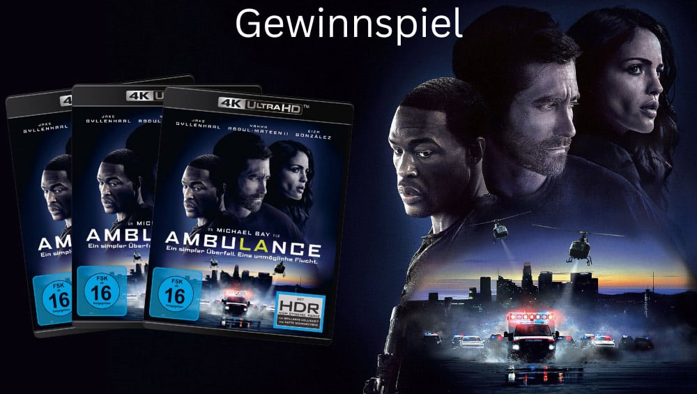 Gewinnspiel: 3x Ambulance auf 4K Ultra HD Blu-ray – Beendet