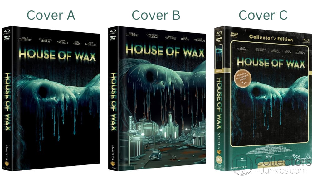 „House of Wax“ ab 2022 in 3 Blu-ray Mediabook Editionen