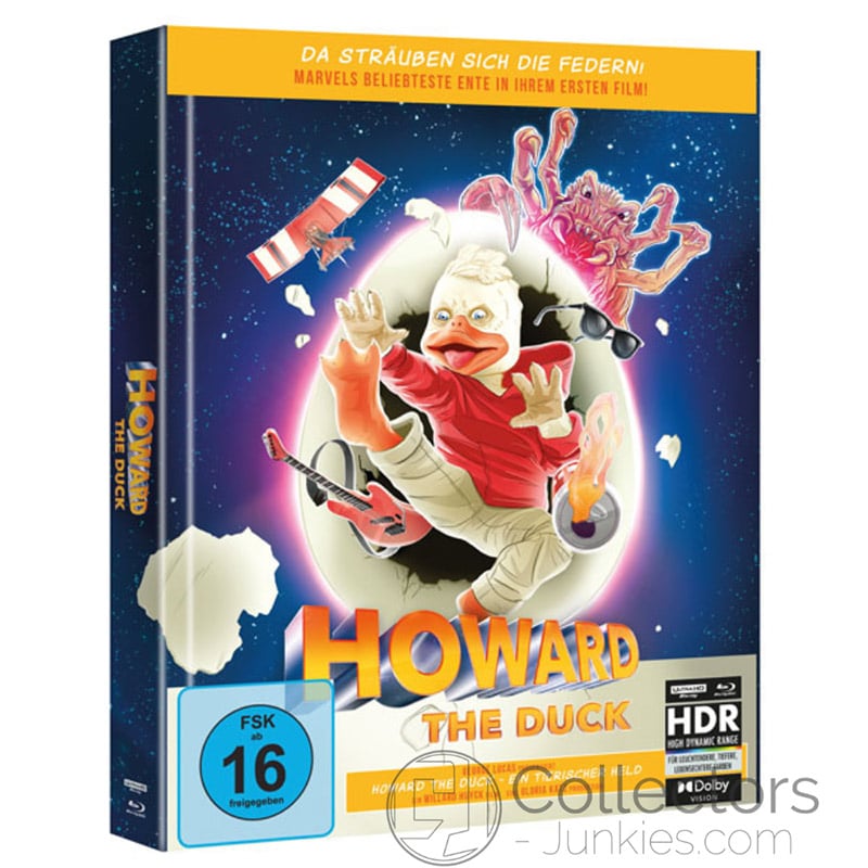 „Howard the Duck – Ein tierischer Held“ im 4K Mediabook für 23,27€