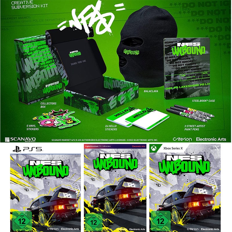 „Need for Speed Unbound“ Standard Variante + Collectors Box für 77,98€ & Standard Variante für 47,99€ (PS5/ Xbox Series X)