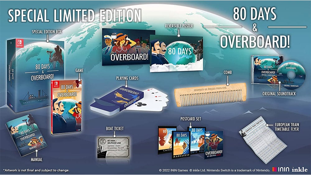 „80 Days & Overboard!“ Limited Edition für die Nintendo Switch für 49,99€