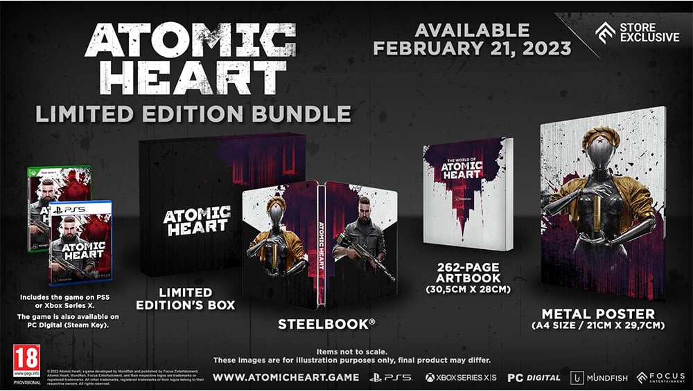 „Atomic Heart“ ab Februar 2023 als Limited Edition inkl. Steelbook & Standard Variante – Update2