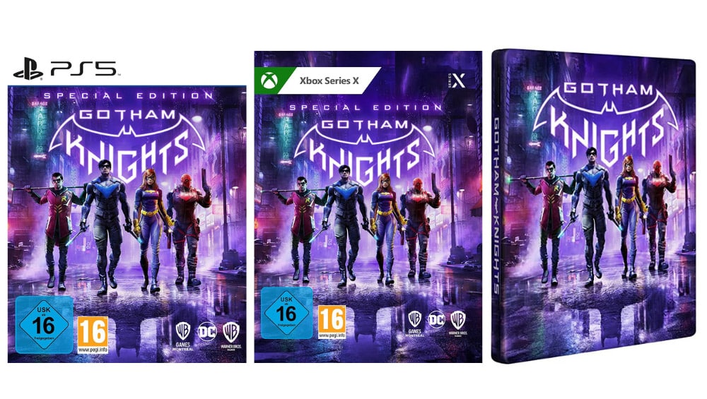„Gotham Knights“ Special Edition inkl. Steelbook für 22,99€ & Deluxe Edition für 36,99€