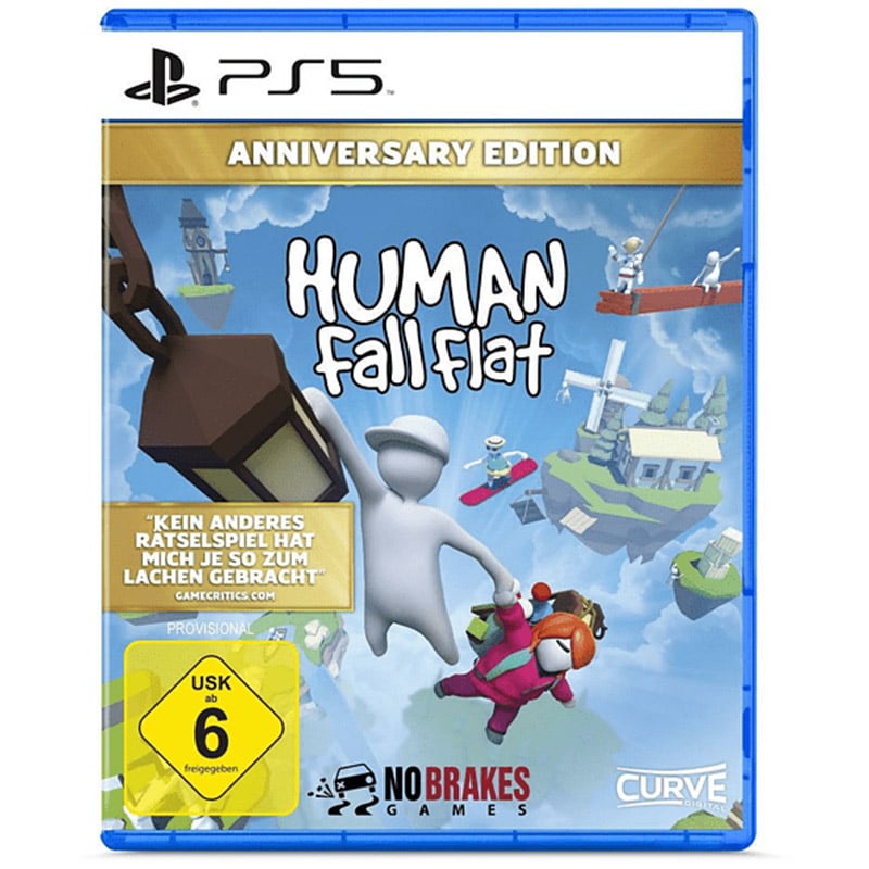 „Human: Fall Flat“ Anniversary Edition für die Playstation 5 für 6,99€ zzgl. VSK
