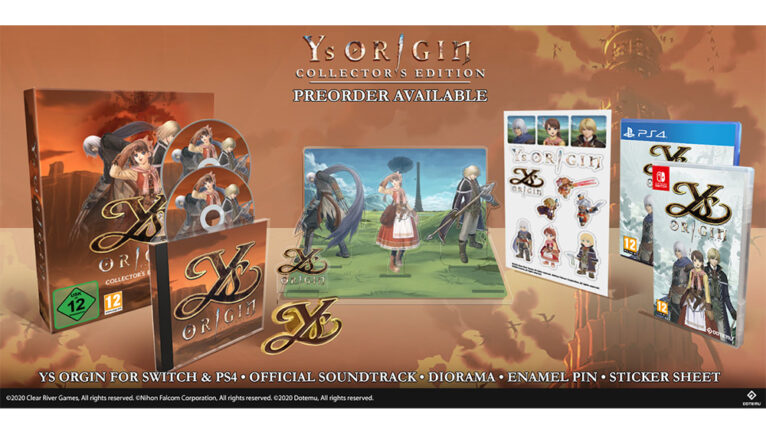 „Ys Origin“ Collectors Edition für die Playstation 4 & Nintendo Switch für je 44,99€