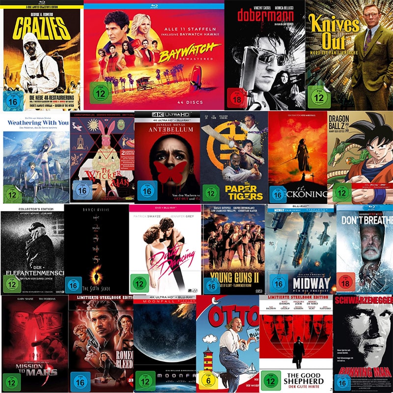 Filme reduziert bei Amazon – 4K UHD & Blu-ray