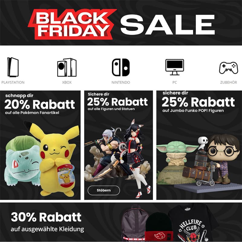 Black Friday Sale bei Gamestop