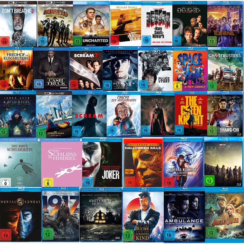 Filme in der Standard Variante auf Blu-ray & 4K UHD zwischen 4,97€ & 9,97€ – Update2