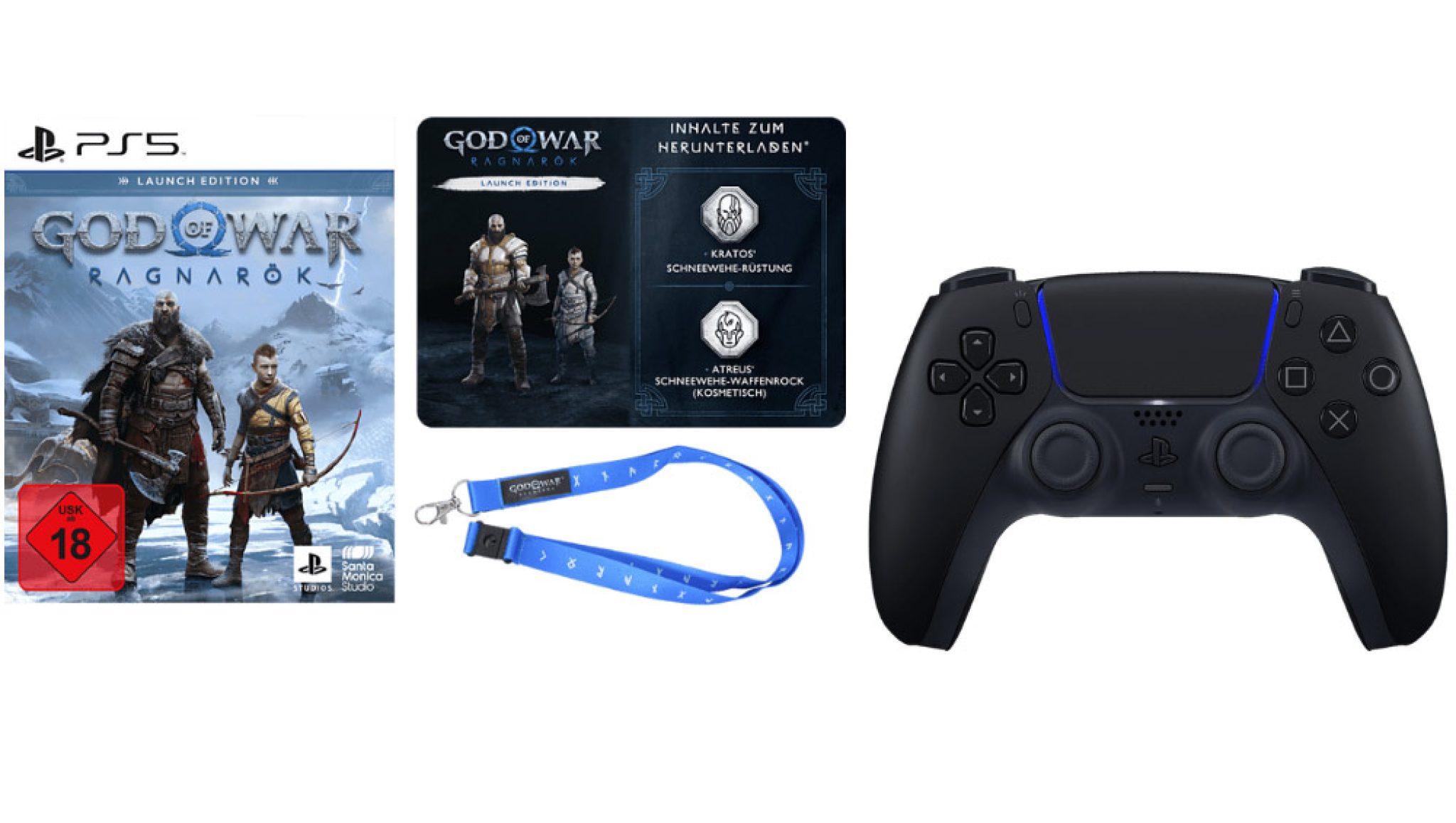 DualSense Controller + God Of War Ragnarök Launch Edition für 119€
