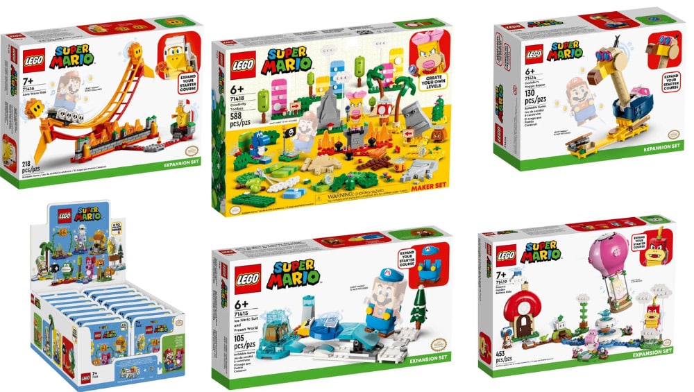 Neue LEGO Super Mario Sets ab Januar 2023 – darunter Mario-Charaktere-Serie 6 & das Kreativbox – Leveldesigner-Set – Update