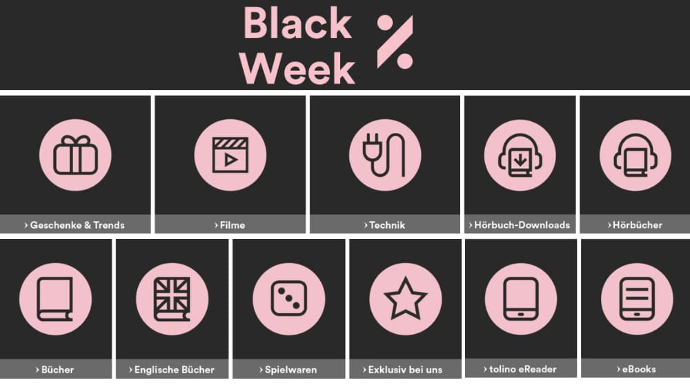 Black Week Angebote bei Thalia & 17 % Gutschein – Update