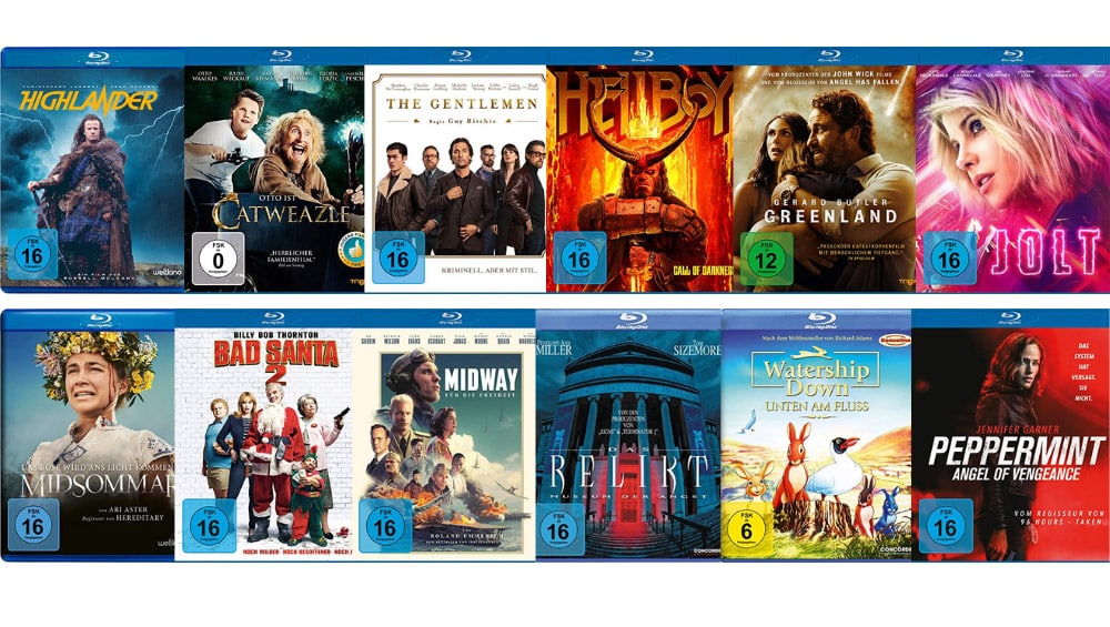 6 Blu-rays für 30€ – Auswahl aus über 500 Titeln – Update