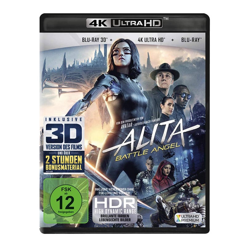 „Alita – Battle Angel“ 4K/3D/2D für 16,97€